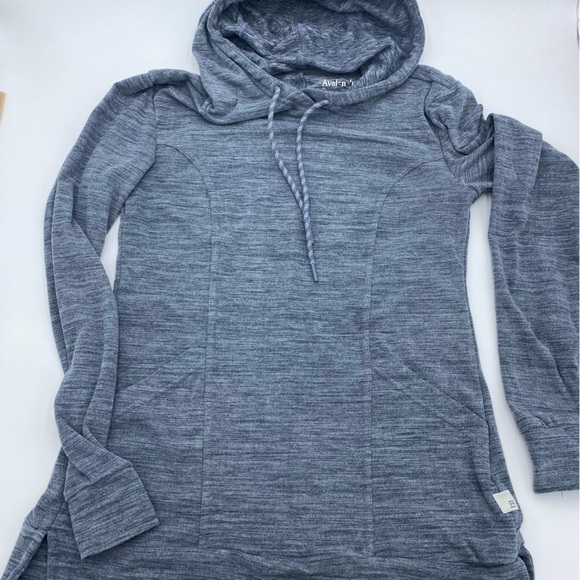 Avalanche Woman’s Hoodie Small Fleece Heather Blue Super Soft - Picture 1 of 9
